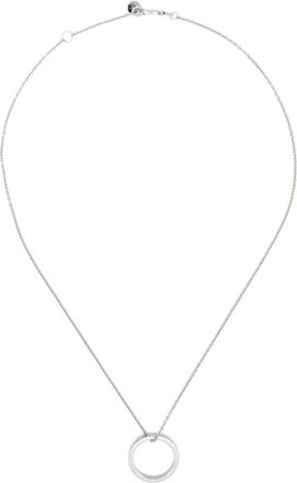 agn&egrave;s b. Iconic logo-ring and necklace - women - Metal - 3 - Silver