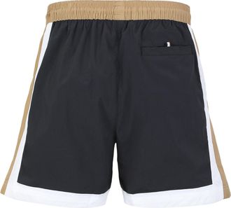 HUGO BOSS Mens Multicolor Nylon Beach Shorts Polyester Beachwear Sea Clothing