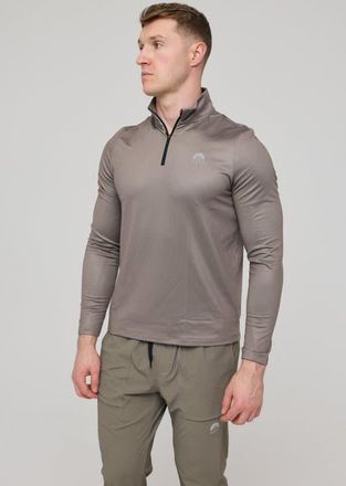 OOSC Elite Activewear 1/4 Zip Top - Khaki at Nordstrom, Size Xx-Large Uk