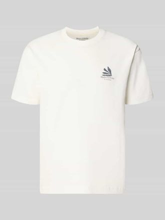 Marc O'Polo Relaxed Fit T-Shirt aus reiner Baumwolle in Offwhite, Gr&ouml;&szlig;e XXXL