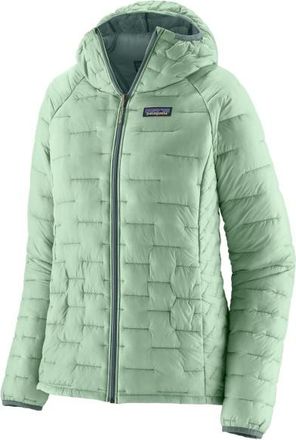 Patagonia Micro Puff Hoody Kunstfaserjacke f&uuml;r Damen | gr&uuml;n