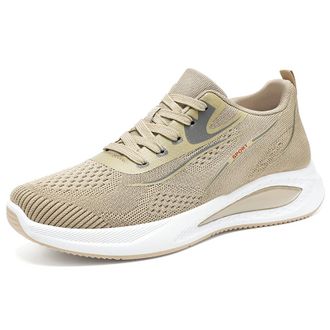 Generic 2026 Running Shoes Wide Toe for Men Arch Support Walking Tennis Fashion Sneaker Width Orthotic Shoe Plantar Fasciitis Size 8-13 (Khaki, 5.5)