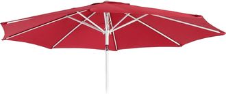 Hhg Funda De Recambio Para Sombrilla N19, Funda De Recambio Para Sombrilla, &Oslash; 3m Tela/textil, Rojo