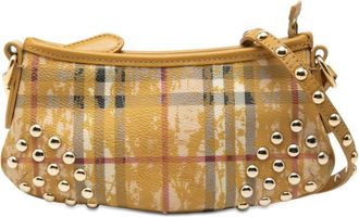 Burberry Pre-owned Burberry Studded Haymarket Check Coated Canvas Canterbury Crossbody Ladies SQPF6OD98GIQ7TZY