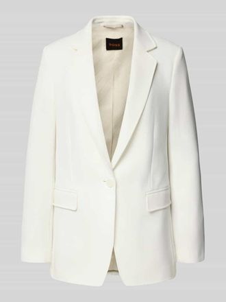Boss Orange by Hugo Boss BOSS Orange Regular Fit Longblazer mit Reverskragen Modell JABLA3 in Offwhite, Gr&ouml;&szlig;e 40