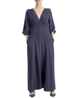 Max Studio Yarn-Dye Maxi Dress