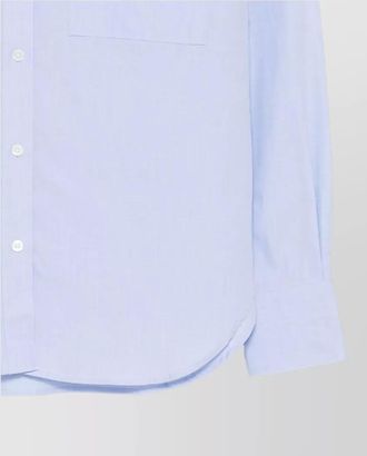 Closed cotton oversized shirt