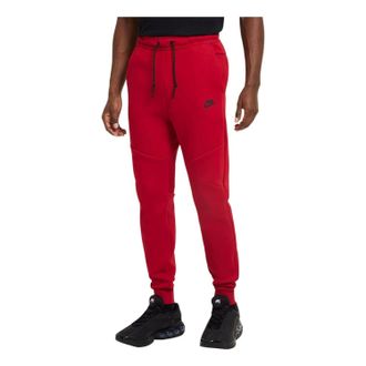 Nike Tech Fleece Joggers Gym Red Black HV0959-687