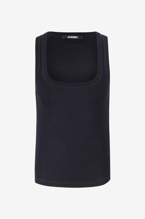 Jacquemus Geripptes Tanktop Le D&eacute;bardeur Gros Grain