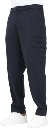 A|X Armani Exchange Casual Blauwe Broek - Heren - Straight fit broeken - Blauw - W32 - Broeken