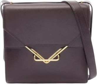 Bottega Veneta Pre-owned Cross Body Bags, female, Red, Size: ONE SIZE Pre-owned Leather Cross Body Bag