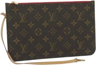 Louis Vuitton Pre-owned Clutches, female, Brown, Size: ONE SIZE Pre-owned Vintage Canvas Clutch