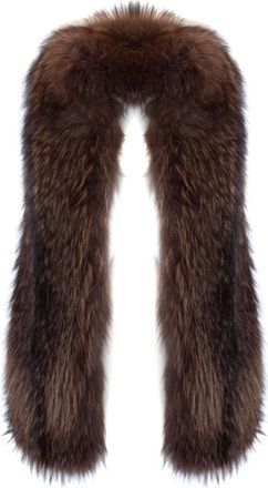 S.W.O.R.D 6.6.44 Gola in Eco-Pelliccia a Pelo Lungo - Accessories - Mujer - Marr&oacute;n - ONE SIZE