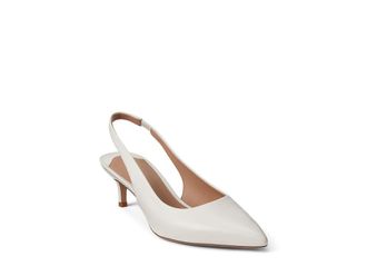 Lauren Ralph Lauren Lolah Pump High Womens Heels Soft White : 7.5 B - Medium, Leather