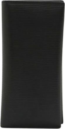 Louis Vuitton Pre-owned Wallets, female, Black, Size: ONE SIZE Pre-owned Vintage Leather Wallet