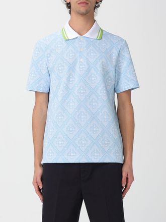 Casablanca Polo Shirt CASABLANCA Men color Gnawed Blue