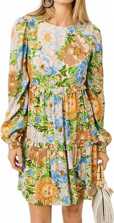 Lilly Pulitzer Cecile Mini Dress In Rutabaga Sympeony