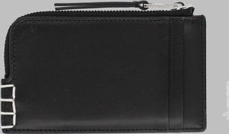 J.W.Anderson Zip-Around Leather Wallet - Black