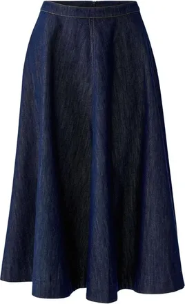 Oui Dames, Rokken, Blauw, Maat: XL Denim