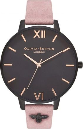 Olivia Burton Horloge Leren Band Bijen Detail