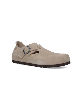 Birkenstock Unisex Sandals Beige Leather