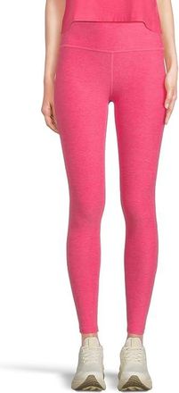 Beyond Yoga Spacedye Caught In The Midi High-Waisted Legging Womens Casual Pants Vivid Pink Heather : XL (US Womens 14-16) 24