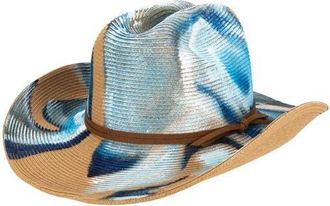 San Diego Hat Company Drift Painted Cowboy Hat in Blue at Nordstrom