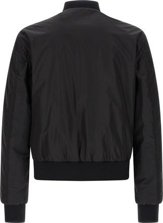 Dolce & Gabbana Mens Black Polyamide Bomber Clothing