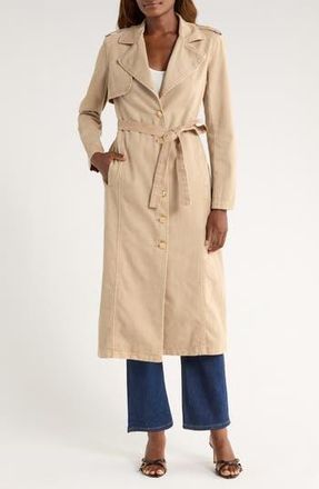 L'agence Zavia Trench Coat in Dark Cappuccino at Nordstrom Rack, Size Medium