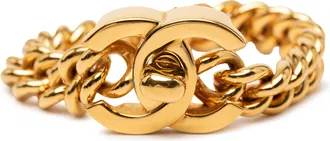 Chanel CC Turnlock Chain Bracelet