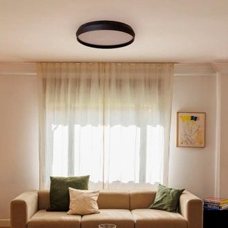 Faro Barcelona Faro Barcelona - Shoku 600 Aplique/plaf&oacute;n Negro 64278