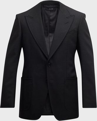 Tom Ford Mens Shelton Hopsack Sport Coat