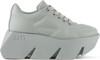 United Nude Schoenen, Dames, Grijs, 40 EU, Leer, Bull Puffy Sneaker