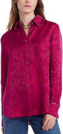 Robert Graham Silk-Blend Gabriela Woven Shirt