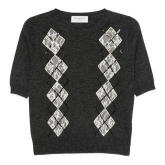 Ermanno Scervino Truien & Vesten, Dames, Grijs, S, Maglia