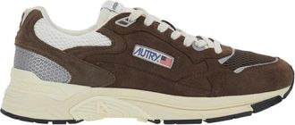 Autry Hyperway Low Sneaker - Heren - Sneakers - Bruin - 42 EU - Su&egrave;de - Schoenen
