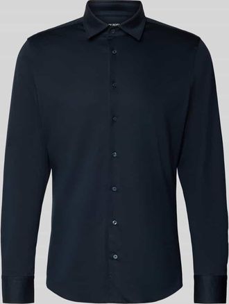 Roy Robson Slim Fit Business-Hemd mit Kentkragen in Marine, Gr&ouml;&szlig;e 38