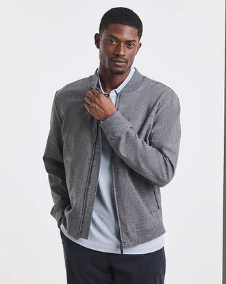 HUGO BOSS Grey Bomber Jacket