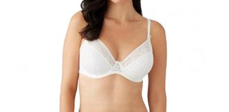 Wacoal Lifted In Luxury Underwire Bra In Egret