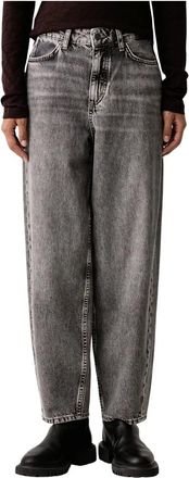 Marc O'Polo Barrel Cropped Jeans - Dames - Jeans - Grijs - Maat: W29 L32
