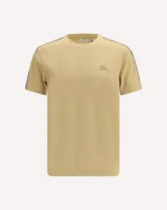 Burberry T-shirt with Check trims Male XS