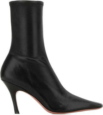 Amina Muaddi Jamie Nappa-leather Ankle Boots