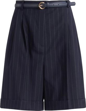 Max Mara Mstere Bermuda Shorts - female - Max Mara Studio - Casual Shorts - Blue - 2XS - Shorts