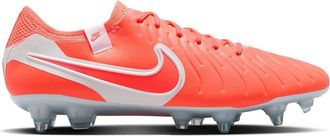 Nike Mens Tiempo Legend 10 Elite Adults Soft Ground Football Boots in Red/White - Size UK 7.5