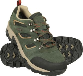 Mountain Warehouse Voyage Mens Waterproof Shoes - IsoDry, Lightweight, Quick-Dry & Breathable Footwear with Rubber Outsole - for Spring Summer & Outdoors Khaki Adult Sho
