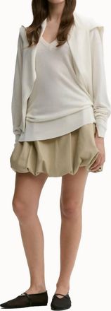 By Malene Birger Brey Mini Skirt In Old Beige