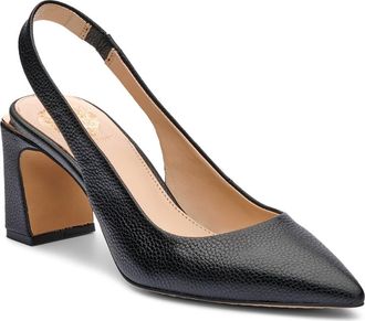 Vince Camuto Hamden Pointed Toe Slingback Pump in Black at Nordstrom, Size 7