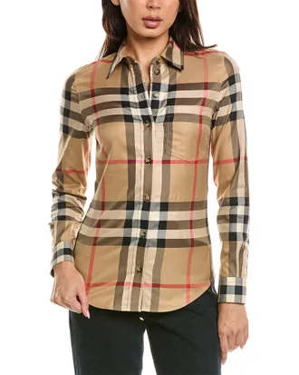 Burberry Check Slim Shirt