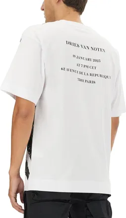 Dries Van Noten Logo Print T-Shirt - White