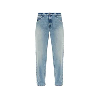 Haikure Distressed Straight-leg Jeans